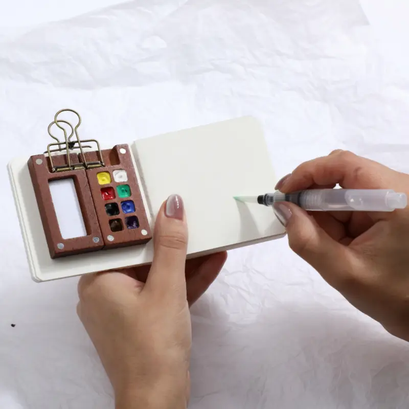Binder Clip Assorted - Portable Watercolor Set Travel Palette Sketchbook