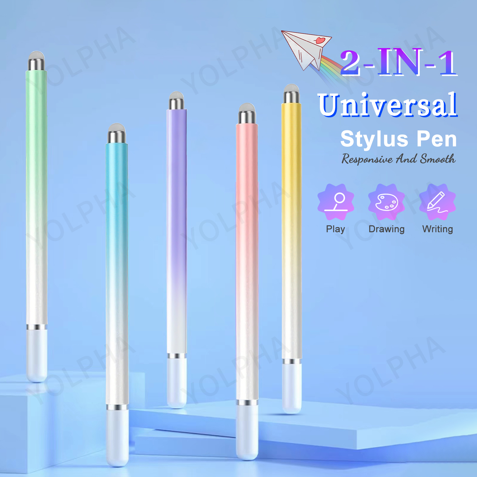 Sticky Note Cube - 2 in 1 Universal Stylus Pen