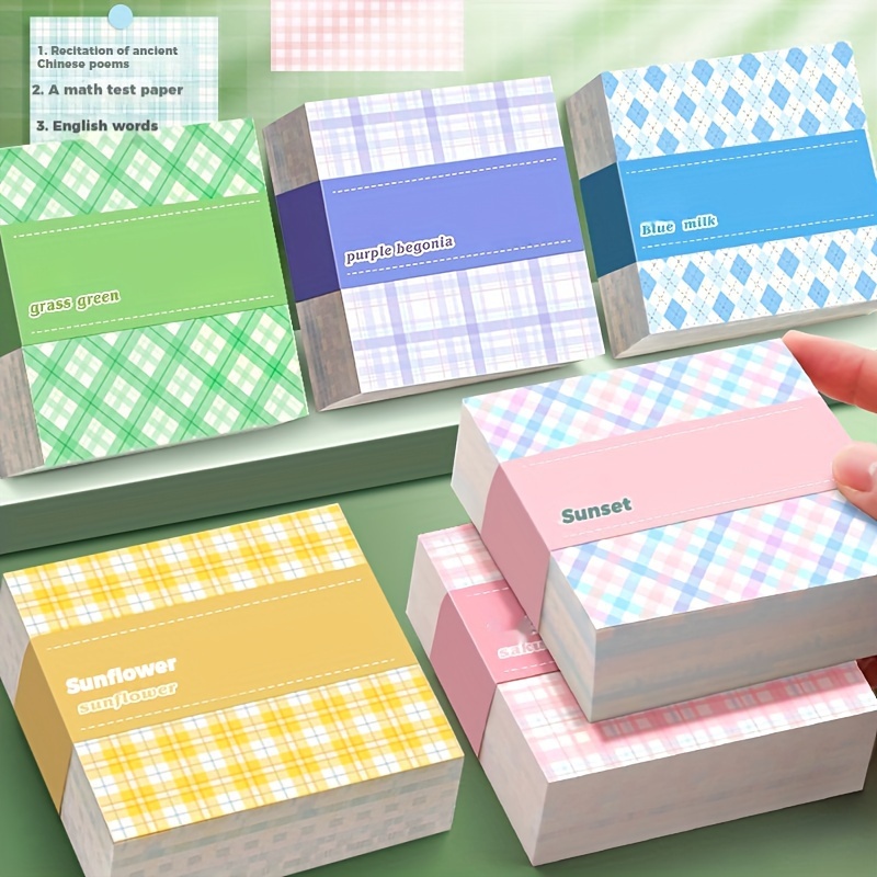 Graph Paper Pad - Box of 200 thick sticky notes