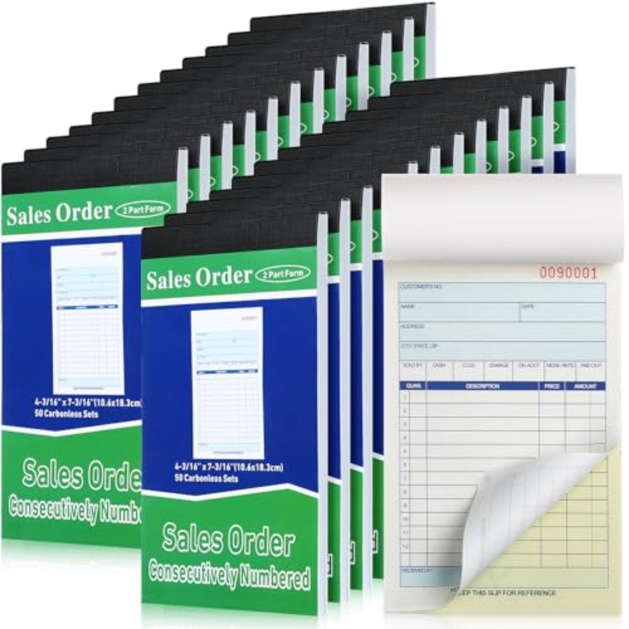 Carbon Copy Book - Pads Sales Order Books 2 Part