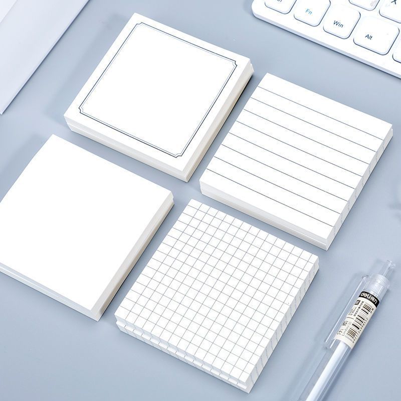 Graph Paper Pad - 80Page /book Simple Sticky Notes，Self-Adhesive Tearable