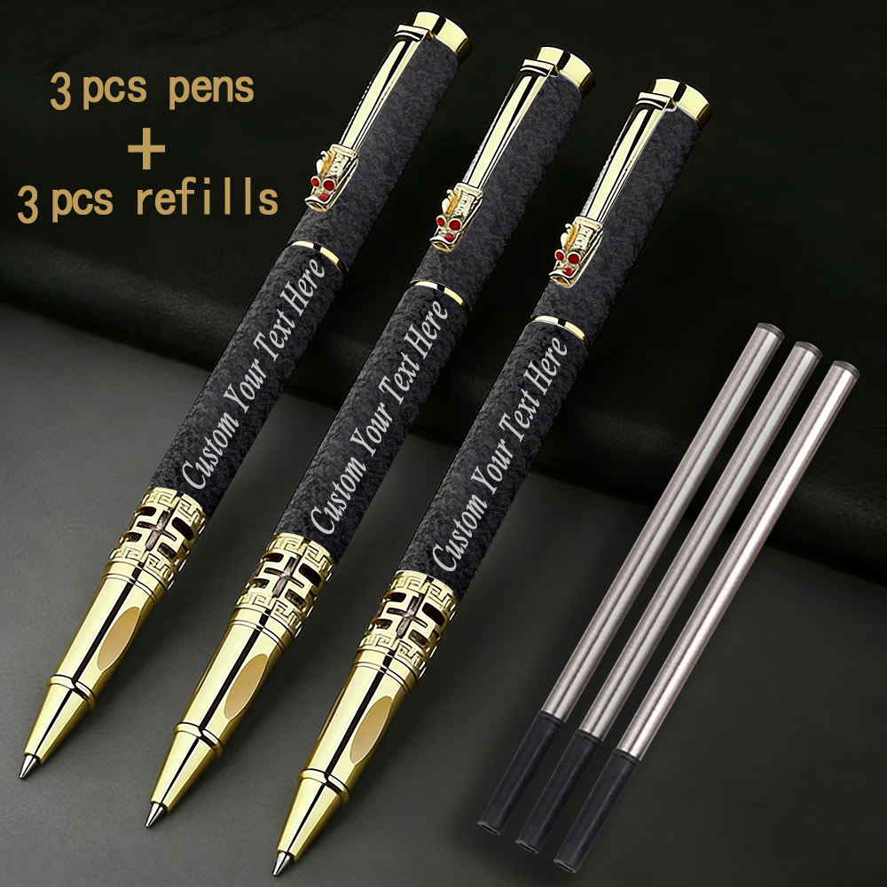 Stationery And Office Supply Stores - 3 pcs Personalized Custom Gel Pen
