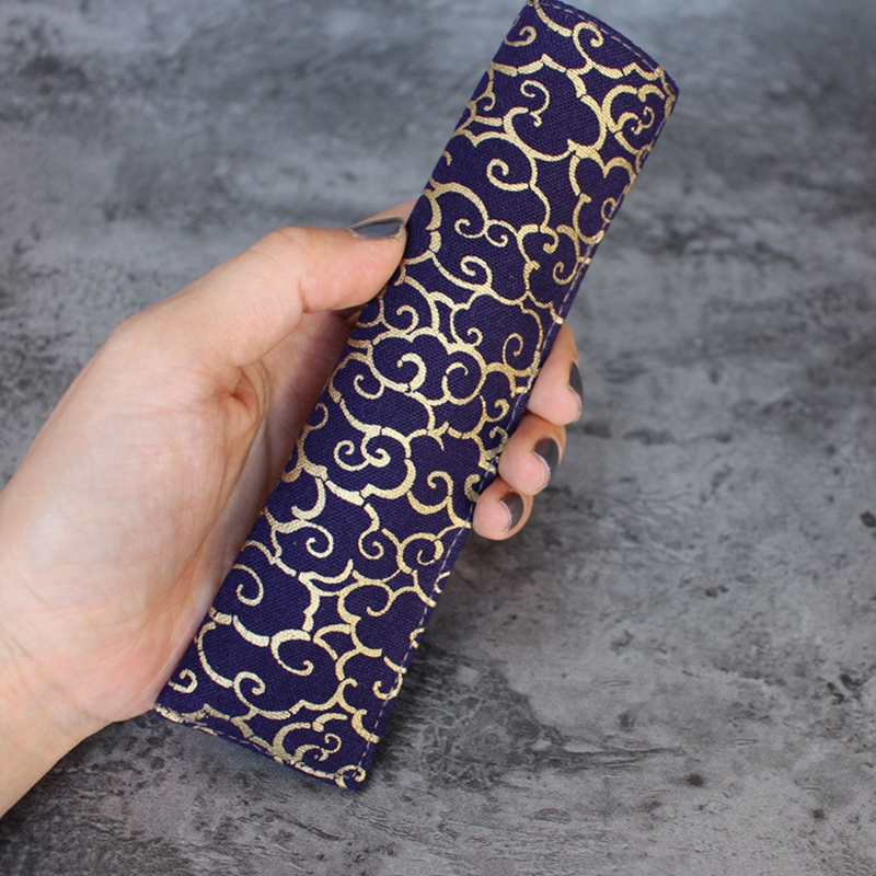 Pen Pouch Roll - 1 pc Handmade Fabric Pencil Case