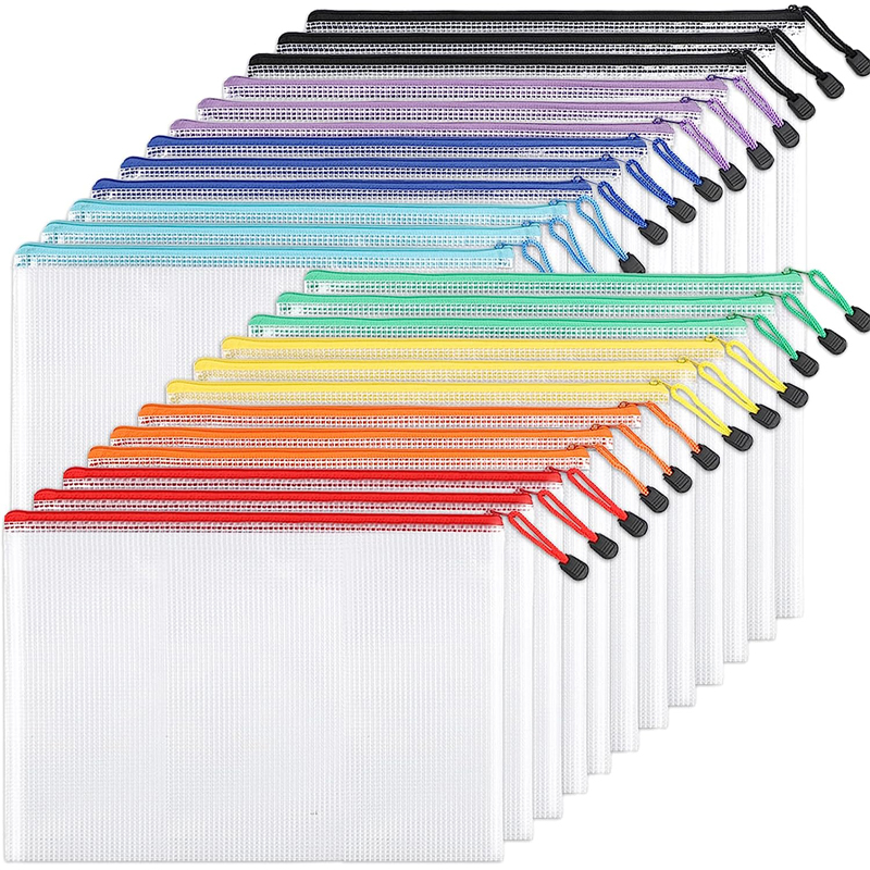 Mesh Zipper Storage Bag Docume - Portfolio Folder Zip ulasan dan harga