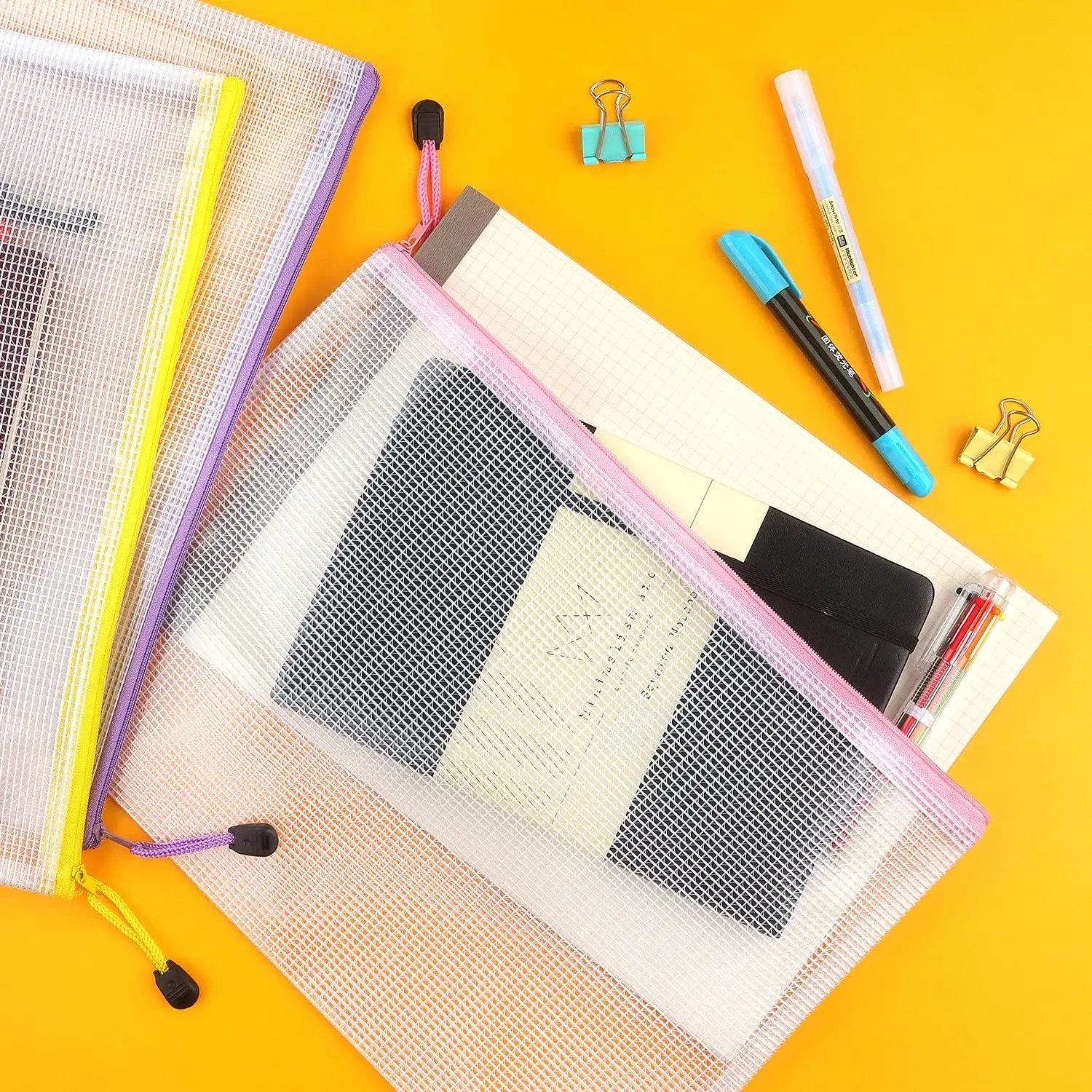 PVC Stationery Storage Bag Fol - Portfolio Folder Zip ulasan dan harga