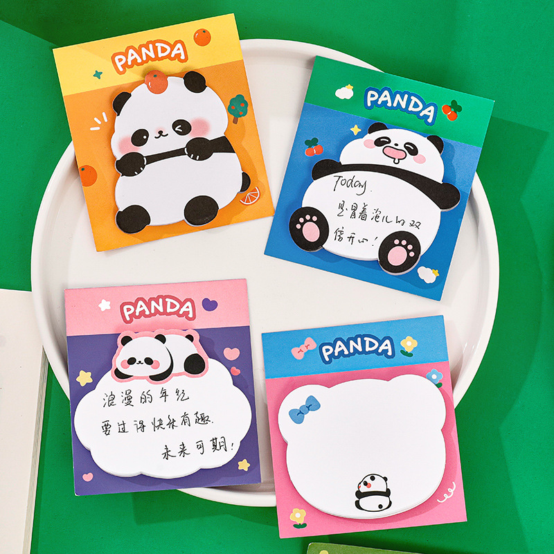 4 Pcs/lot Chubby Panda Cartoon - Office Stationery Supply List ulasan dan harga