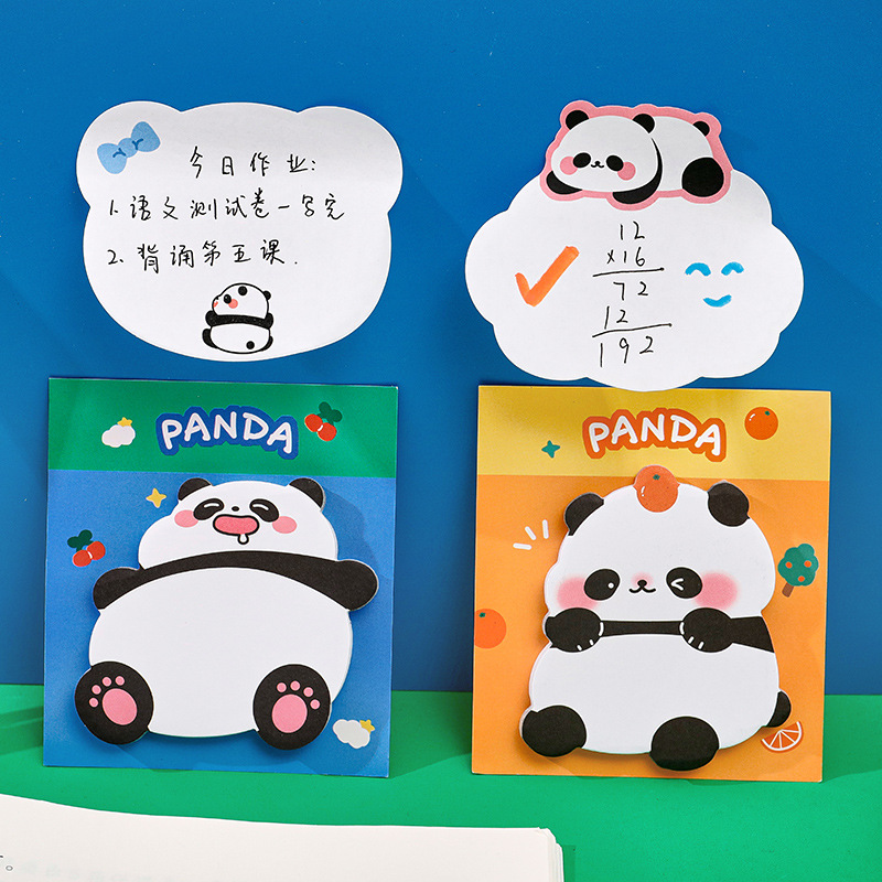 4 Pcs/lot Chubby Panda Cartoon - Office Stationery Supply List ulasan dan harga