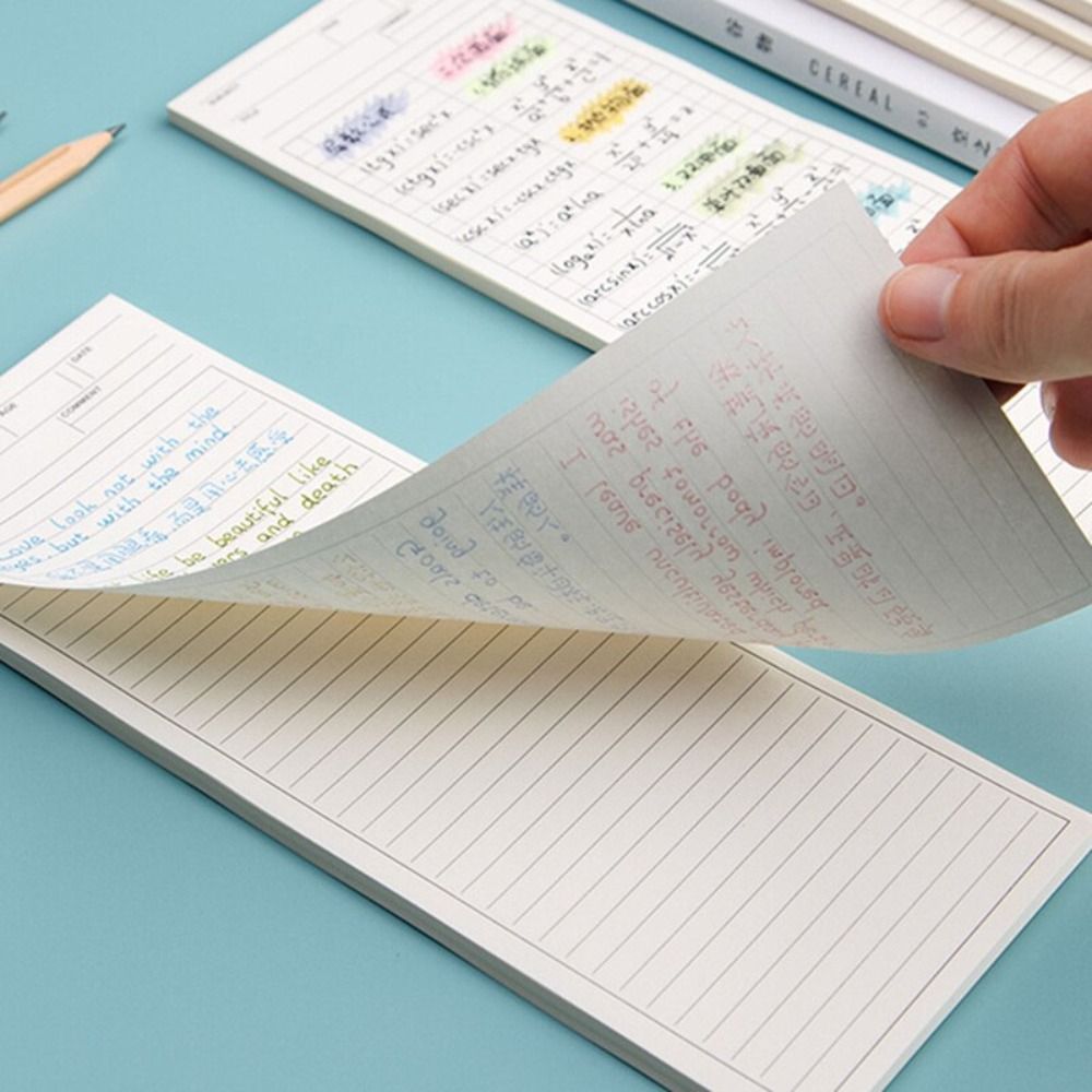 Simple Non-sticky Long Notepad - Graph Paper Pad ulasan dan harga