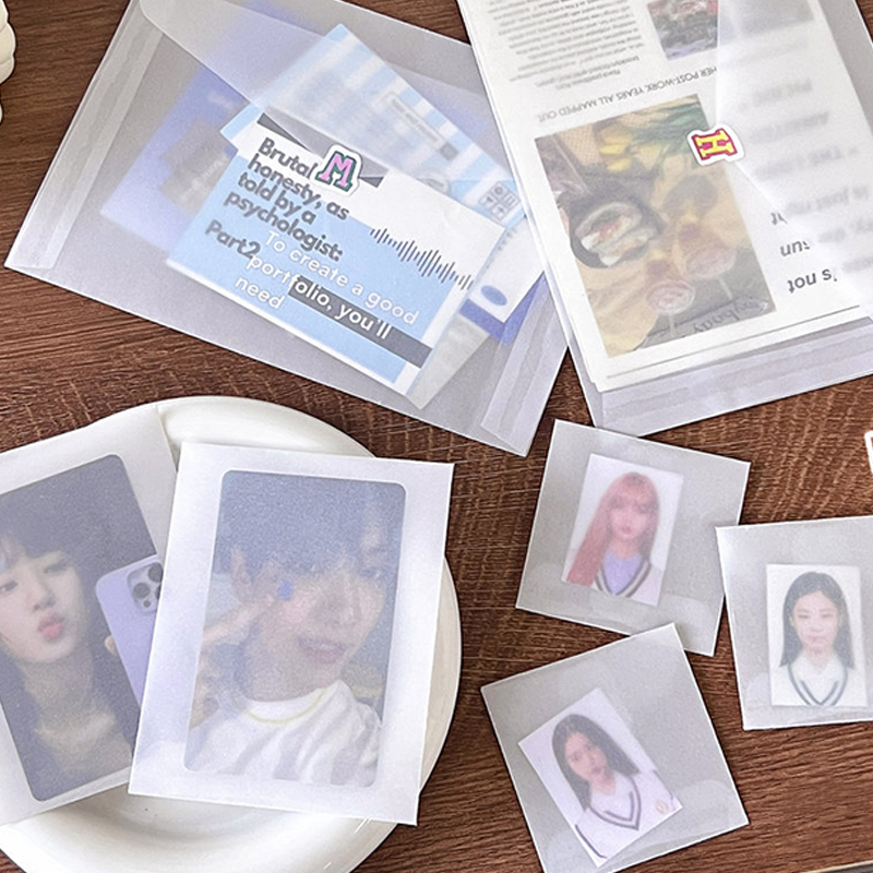 10PCS Semi-transparent Sulfuri - Letter Envelope Kraft ulasan dan harga
