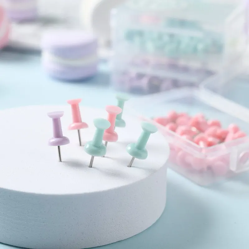 10/40Pcs Cute Macaron Color Pu - Office Stationery Supply List ulasan dan harga