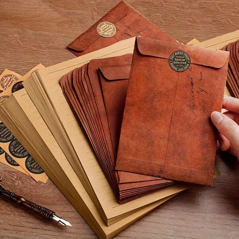 10pcs Vintage Kraft Paper Enve - Letter Envelope Kraft ulasan dan harga