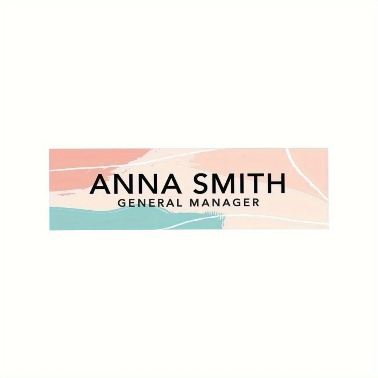 2D Custom Acrylic Desk Name Pl - Desk Name Plate ulasan dan harga
