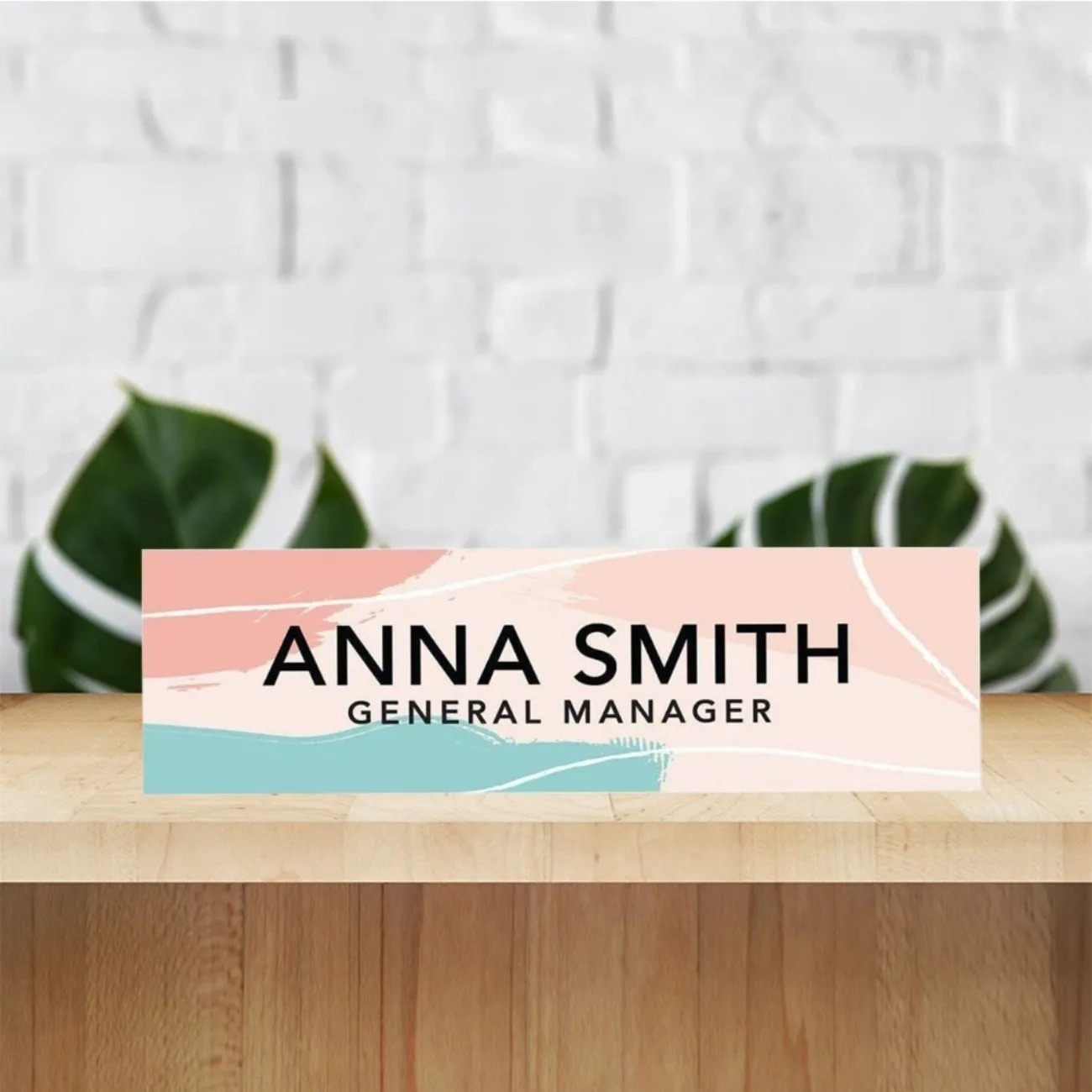 2D Custom Acrylic Desk Name Pl - Desk Name Plate ulasan dan harga