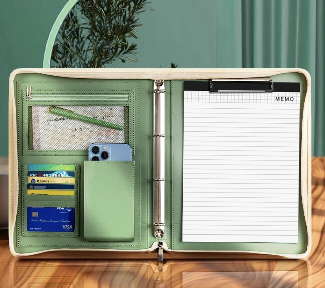 New A4 Zippered Padfolio Folde - Portfolio Folder Zip ulasan dan harga