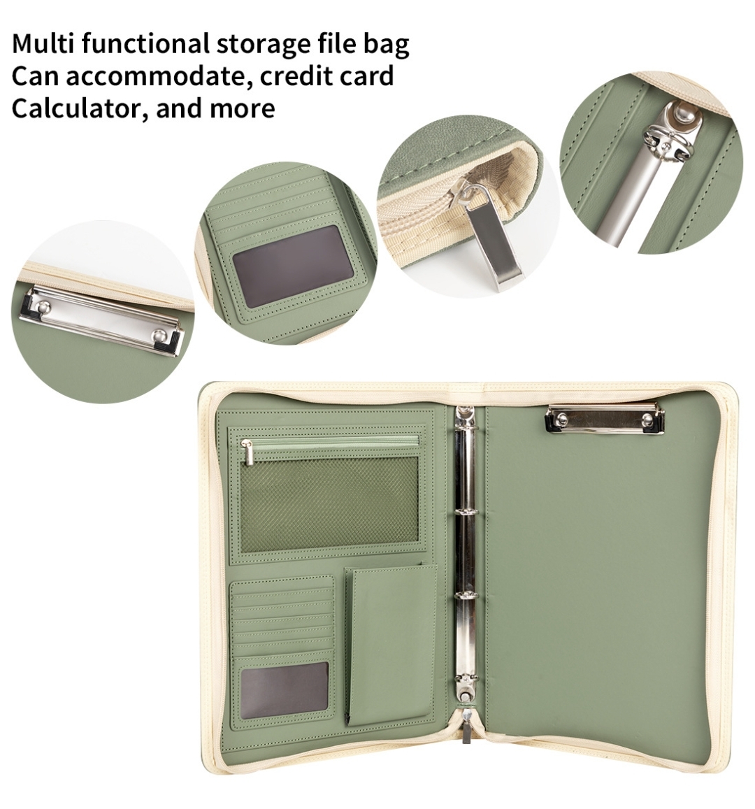 New A4 Zippered Padfolio Folde - Portfolio Folder Zip ulasan dan harga