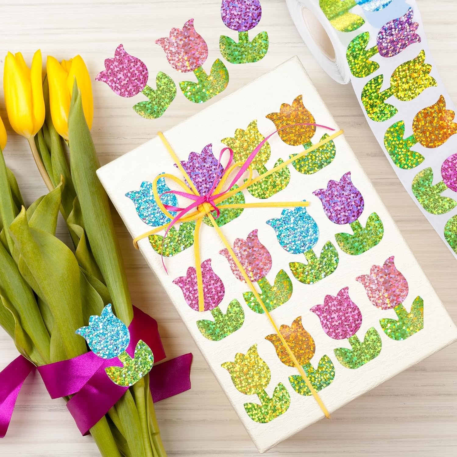 Cartoon Colorful Flower Decora - Memo Pad Sticky ulasan dan harga