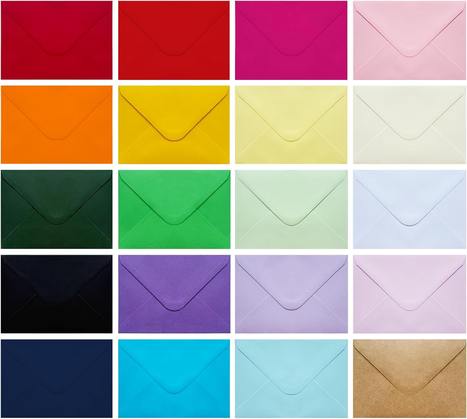 40 Pack Colored Envelopes , A4 - Letter Envelope Kraft ulasan dan harga