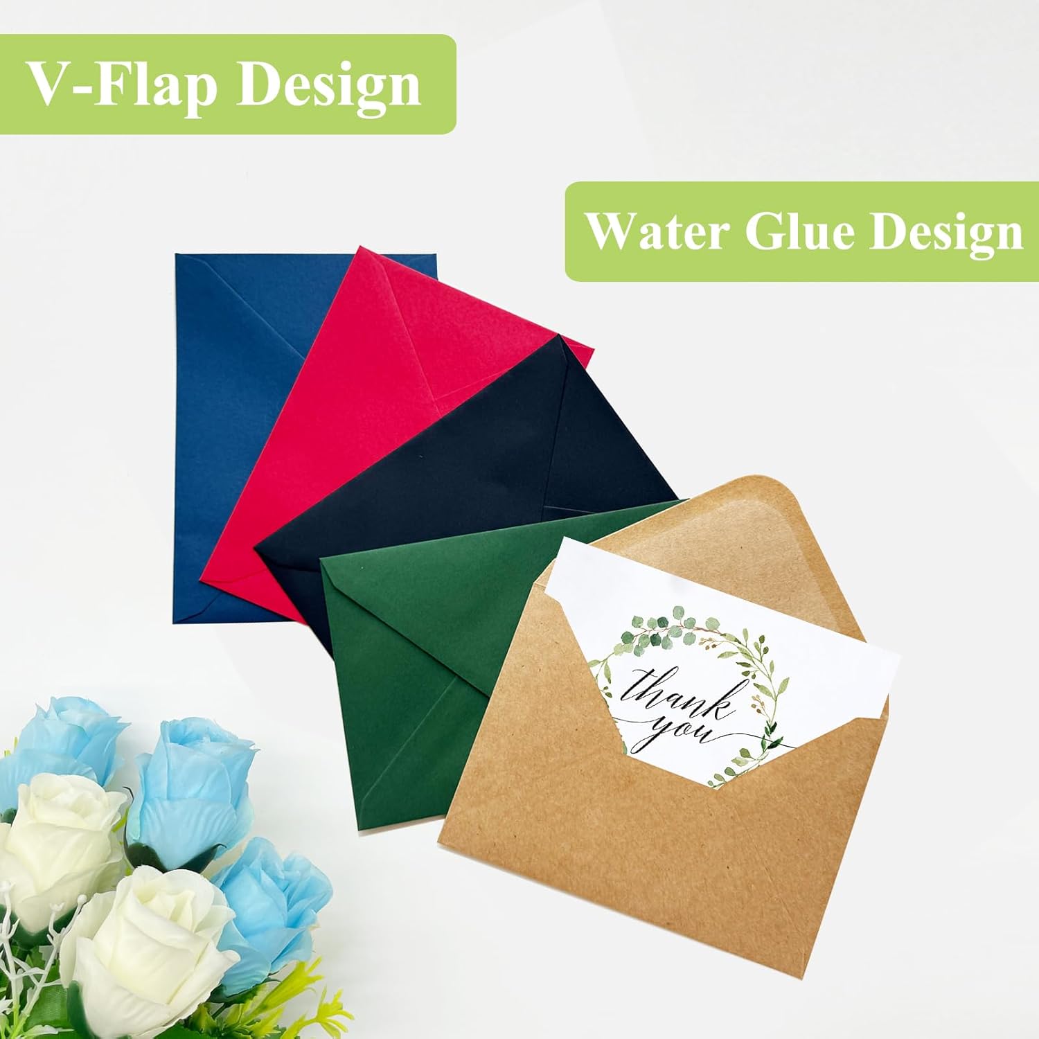 40 Pack Colored Envelopes , A4 - Letter Envelope Kraft ulasan dan harga