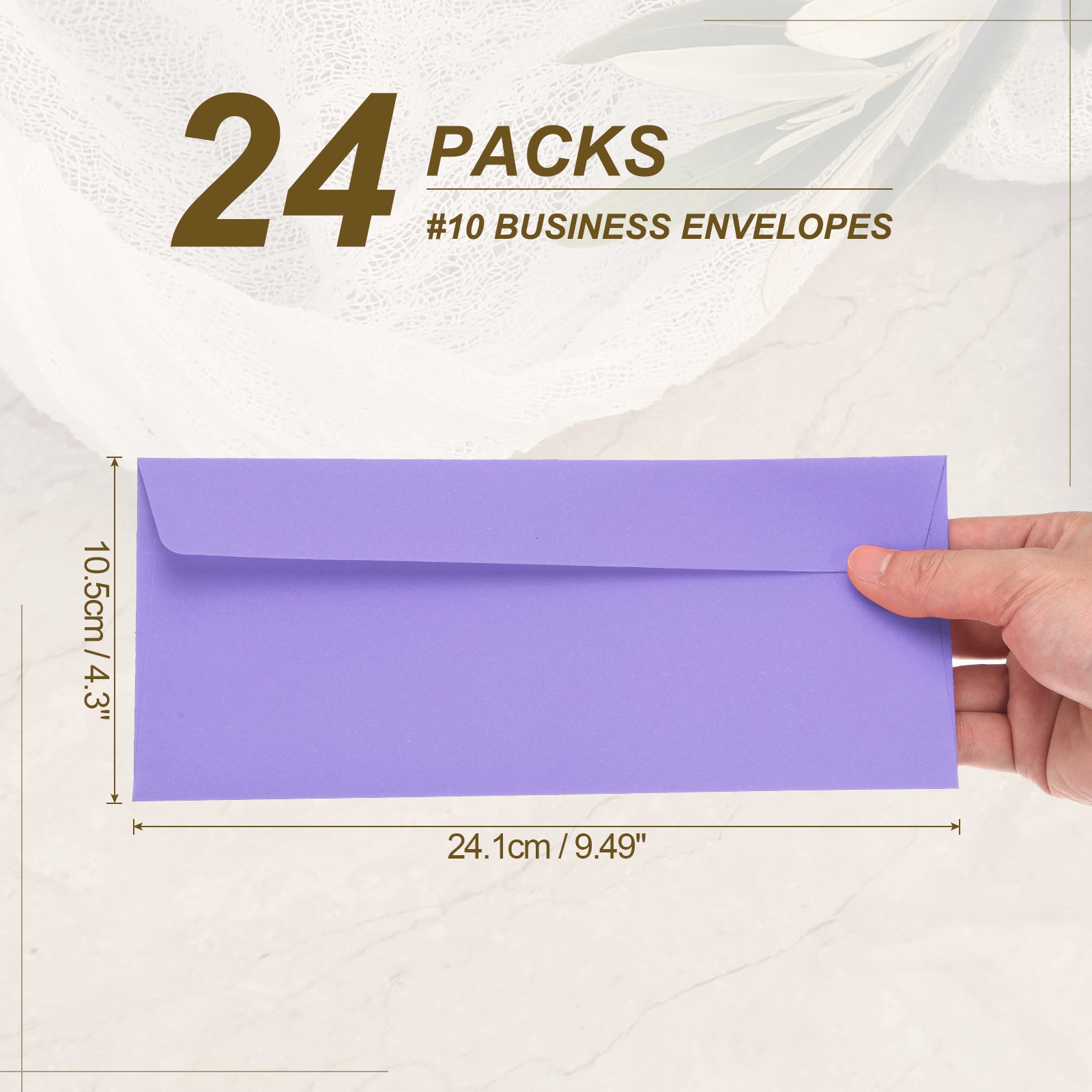 24Pcs 24.1cmx10.5cm Colored Se - Letter Envelope Kraft ulasan dan harga