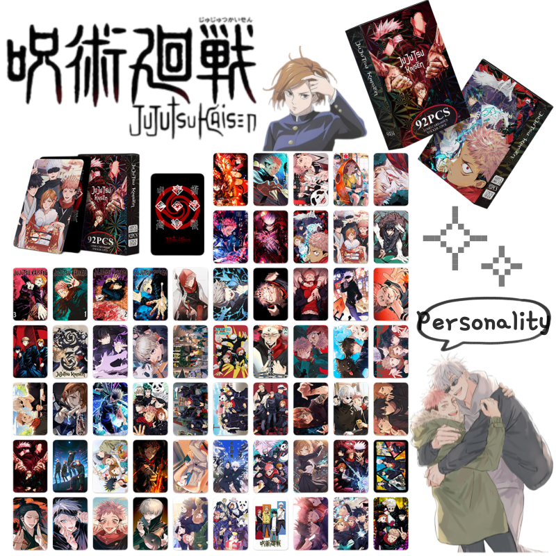 92pcs Jujutsu Kaisen Yuji Itad - Memo Pad Sticky ulasan dan harga