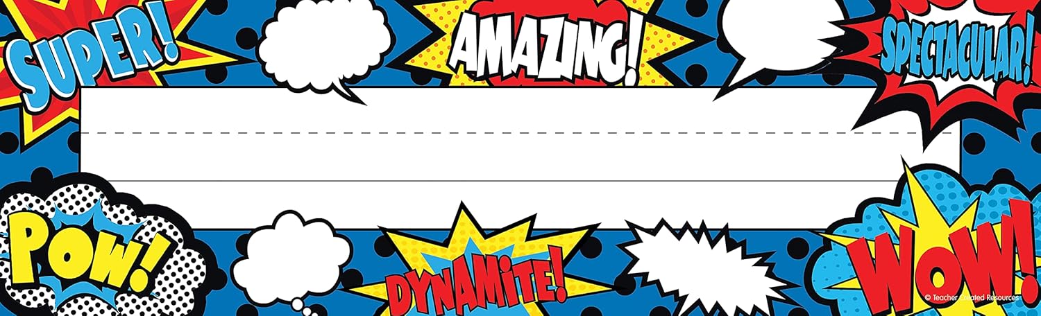 Superhero Flat Name Plates for - Desk Name Plate ulasan dan harga