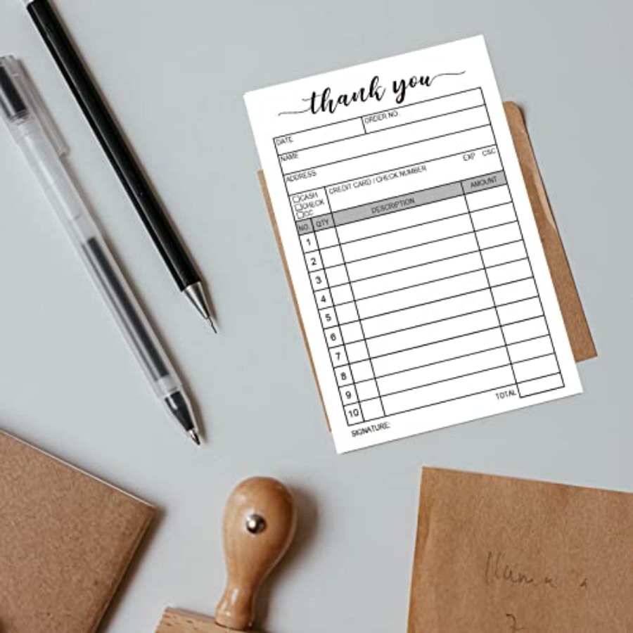 Thank You Receipt Book 2 Packs - Carbon Copy Book ulasan dan harga
