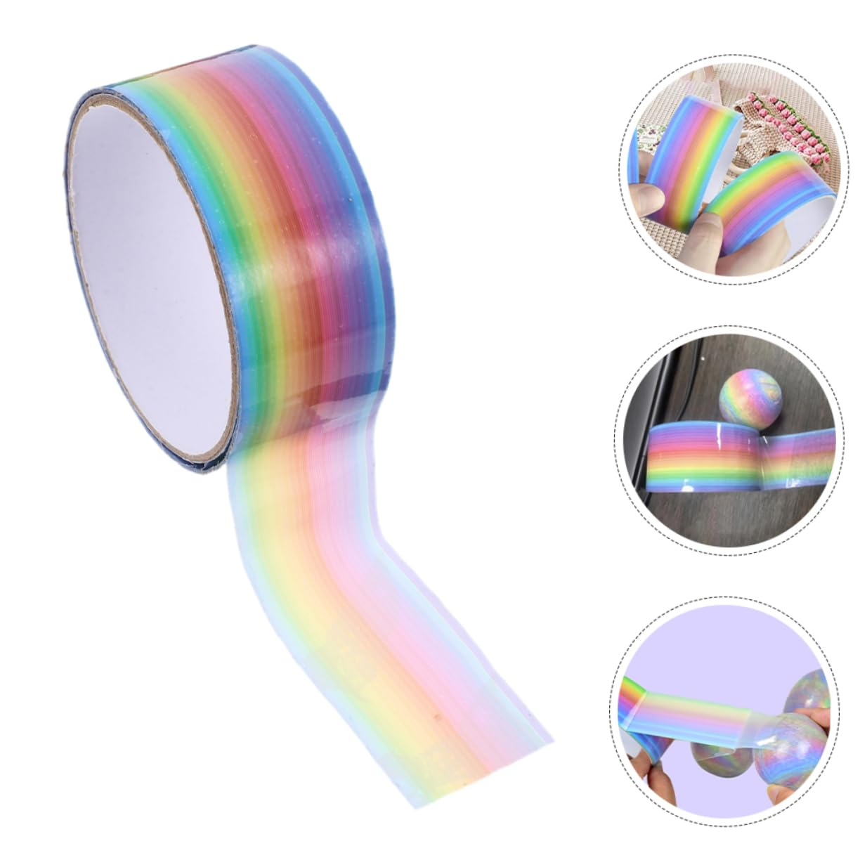 1pcs Rainbow Balls Sticky Ball - Glue Stick Pack ulasan dan harga