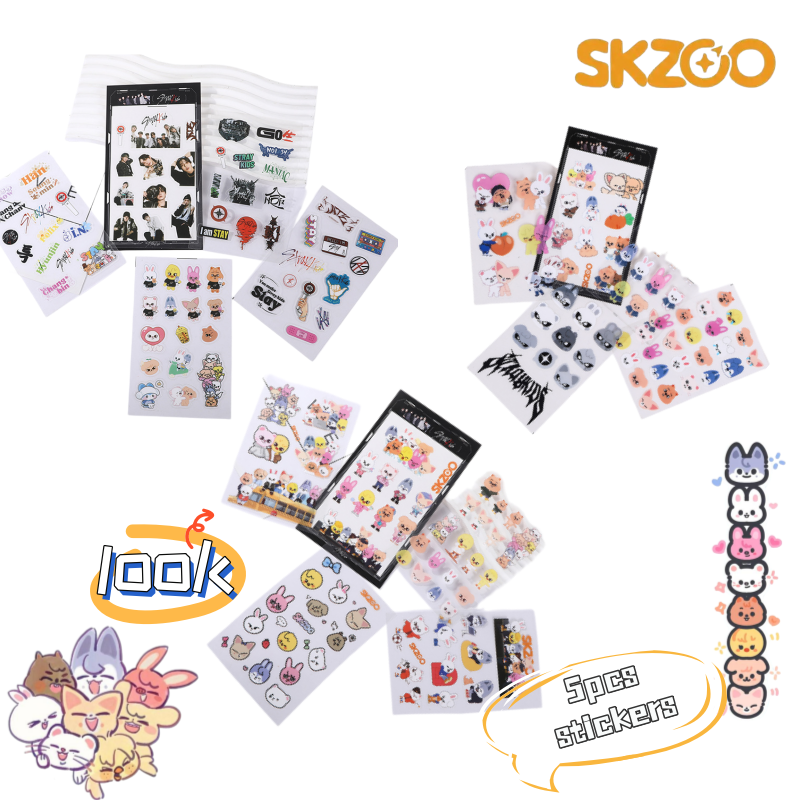 Skzoo Stray Kids Anime Cartoon - Memo Pad Sticky ulasan dan harga