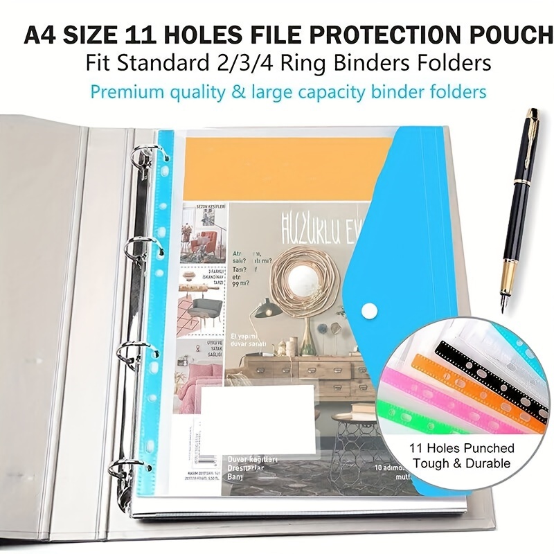 6 pcs Plastic envelope with ad - Portfolio Folder Zip ulasan dan harga