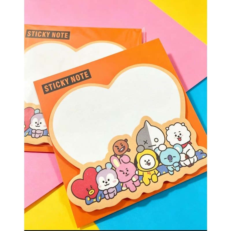 BT21 Creative Cute Sticky Note - Memo Pad Sticky ulasan dan harga