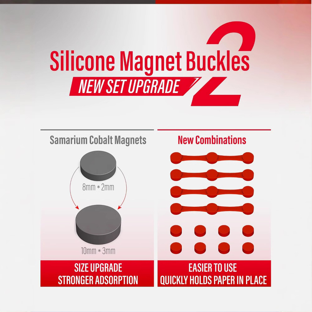 1-4pcs Air Fryer Magnet Silico - Paperclip Magnetic Set ulasan dan harga