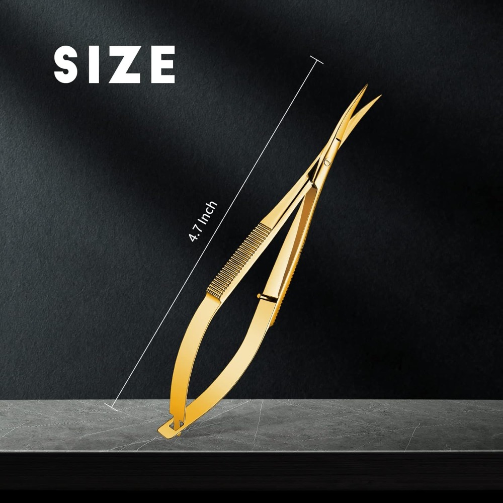4.7 Inch Curved Stainless Stee - Scissors Stainless Craft ulasan dan harga