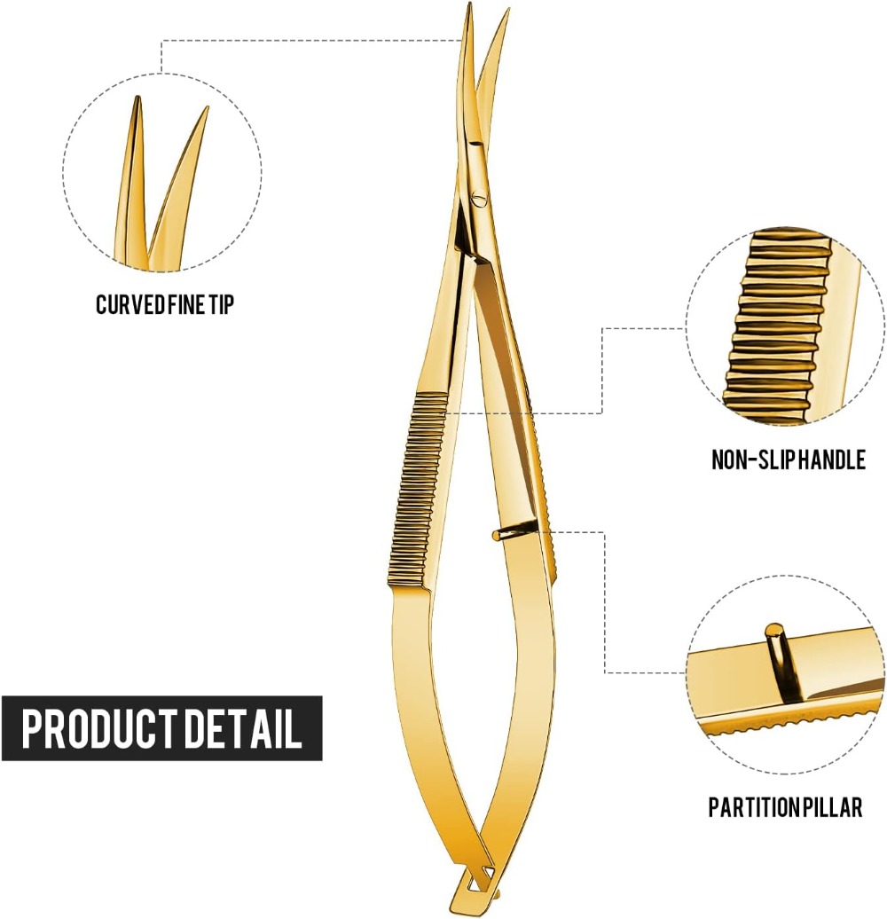 4.7 Inch Curved Stainless Stee - Scissors Stainless Craft ulasan dan harga