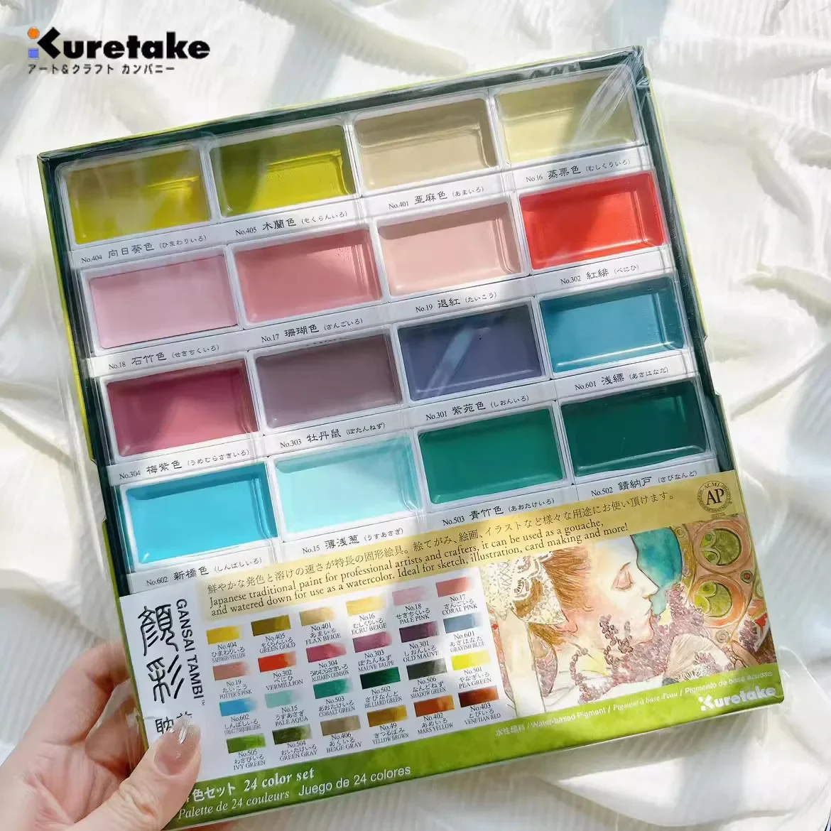 Japan Kuretake GANSAI TAMBI So - Correction Fluid White ulasan dan harga