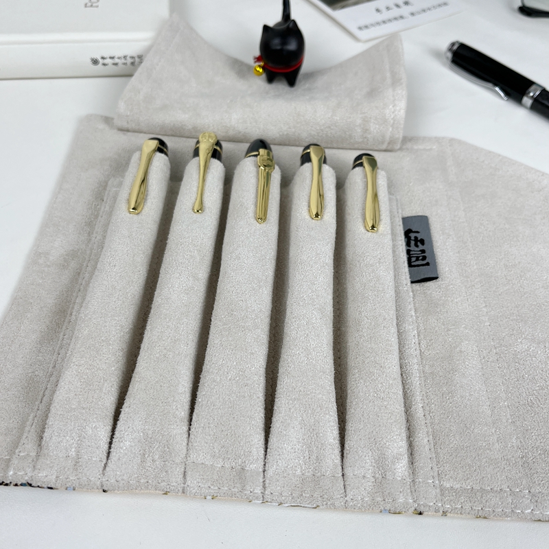 Retro Chinese Style Pen Curtai - Pen Pouch Roll ulasan dan harga