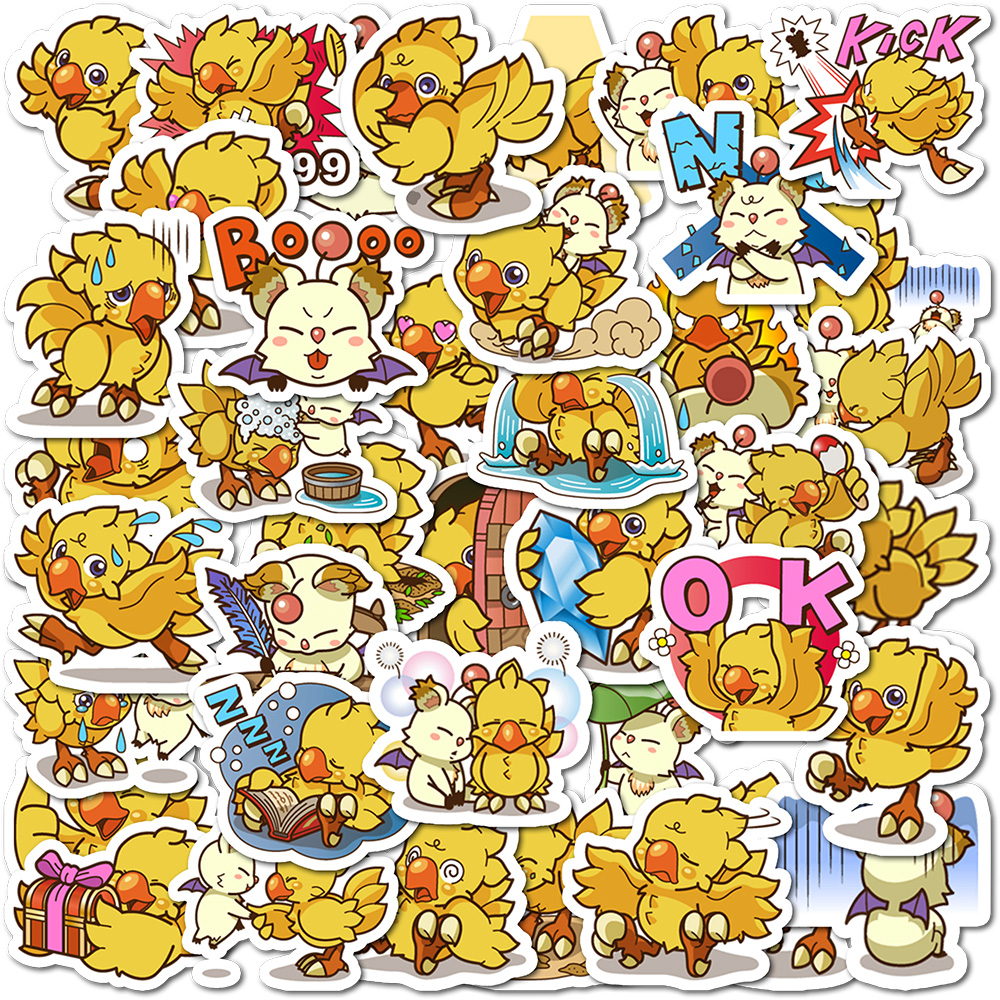 40 Pieces of Chocobo Cartoon M - Memo Pad Sticky ulasan dan harga