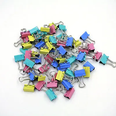 Colorful Metal Binder Clips -  - Binder Clip Assorted ulasan dan harga