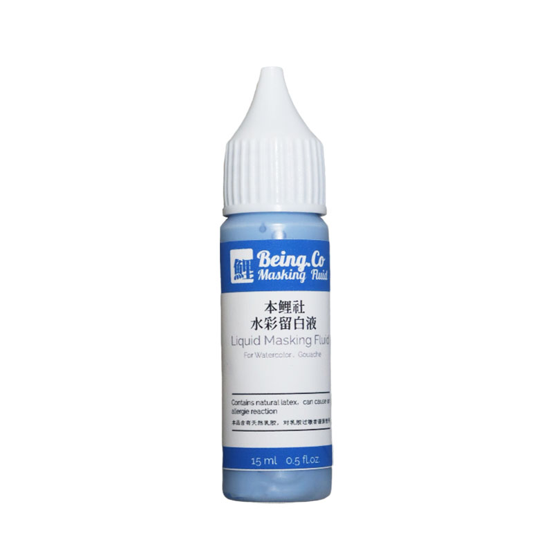 White/Blue Watercolor Masking  - Correction Fluid White ulasan dan harga