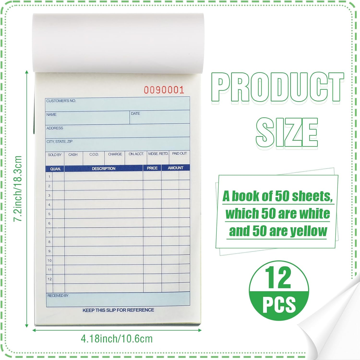 12 Pads Sales Order Books 2 Pa - Carbon Copy Book ulasan dan harga