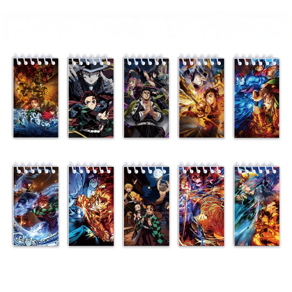 10PCS Demon Slayer Notepads. S - Stationery Warehouse ulasan dan harga