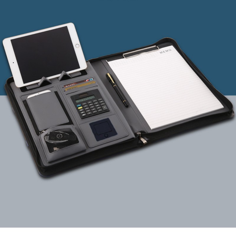 Multifunctional A4 Conference  - Portfolio Folder Zip ulasan dan harga