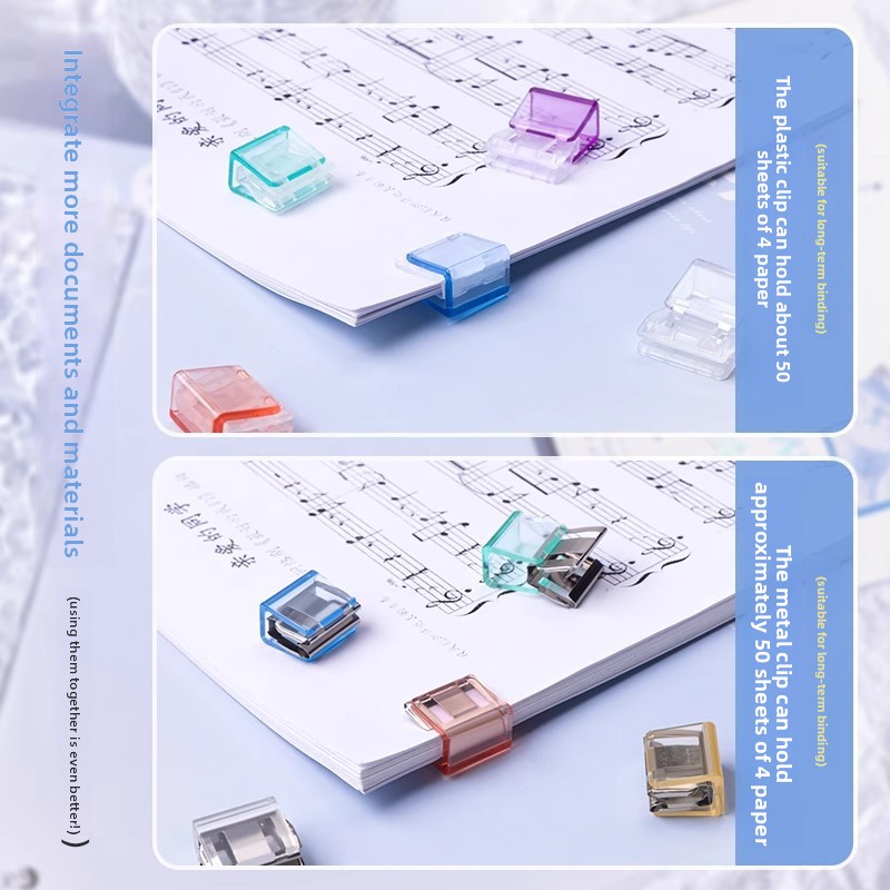 Push Clip for Office Sliding F - Binder Clip Assorted ulasan dan harga