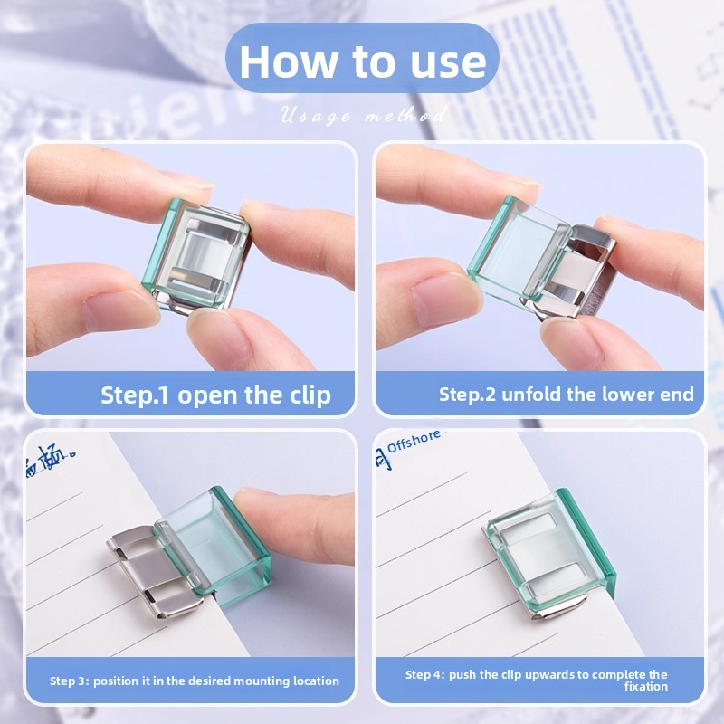 Push Clip for Office Sliding F - Binder Clip Assorted ulasan dan harga