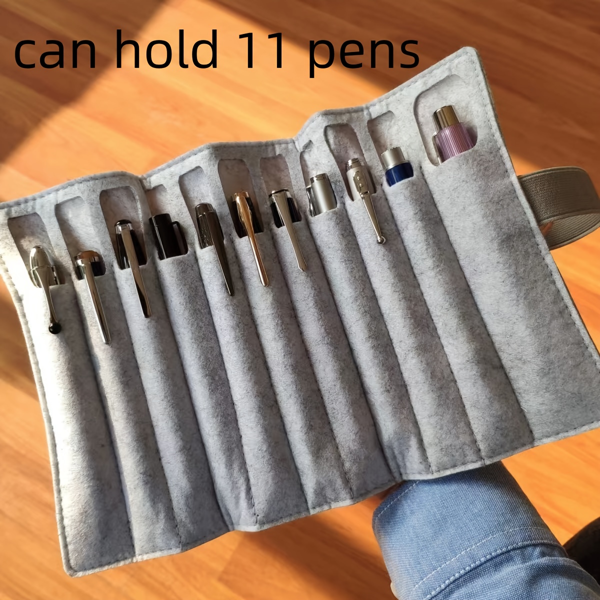 11-Pen Capacity Felt Roll-Up P - Pen Pouch Roll ulasan dan harga