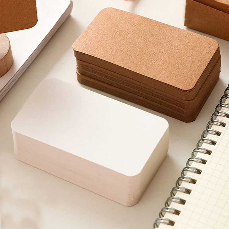100pcs Kraft Paper Blank Greet - Letter Envelope Kraft ulasan dan harga
