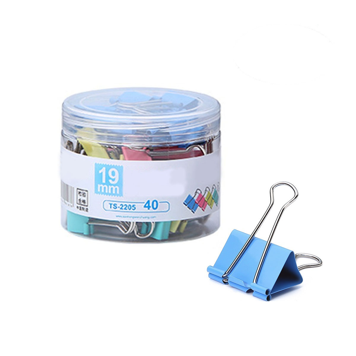 40 Pcs Clip Binders Big Paper  - Binder Clip Assorted ulasan dan harga