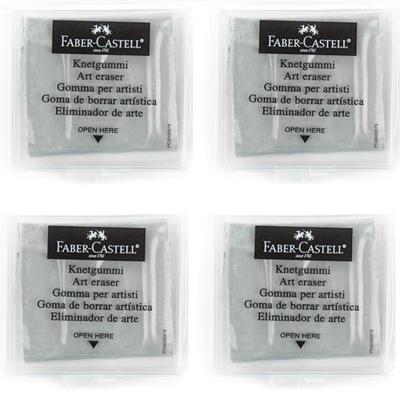 4PC Faber-Castell kneaded Eras - Rubber Eraser Kneaded ulasan dan harga