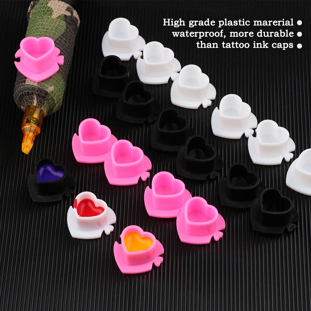 50pcs Tattoo Ink Cups Disposab - Calligraphy Ink Bottle ulasan dan harga