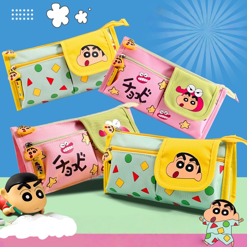Crayon Shin-Chan Multi-Pocket  - Stationery And Office Supply Stores ulasan dan harga