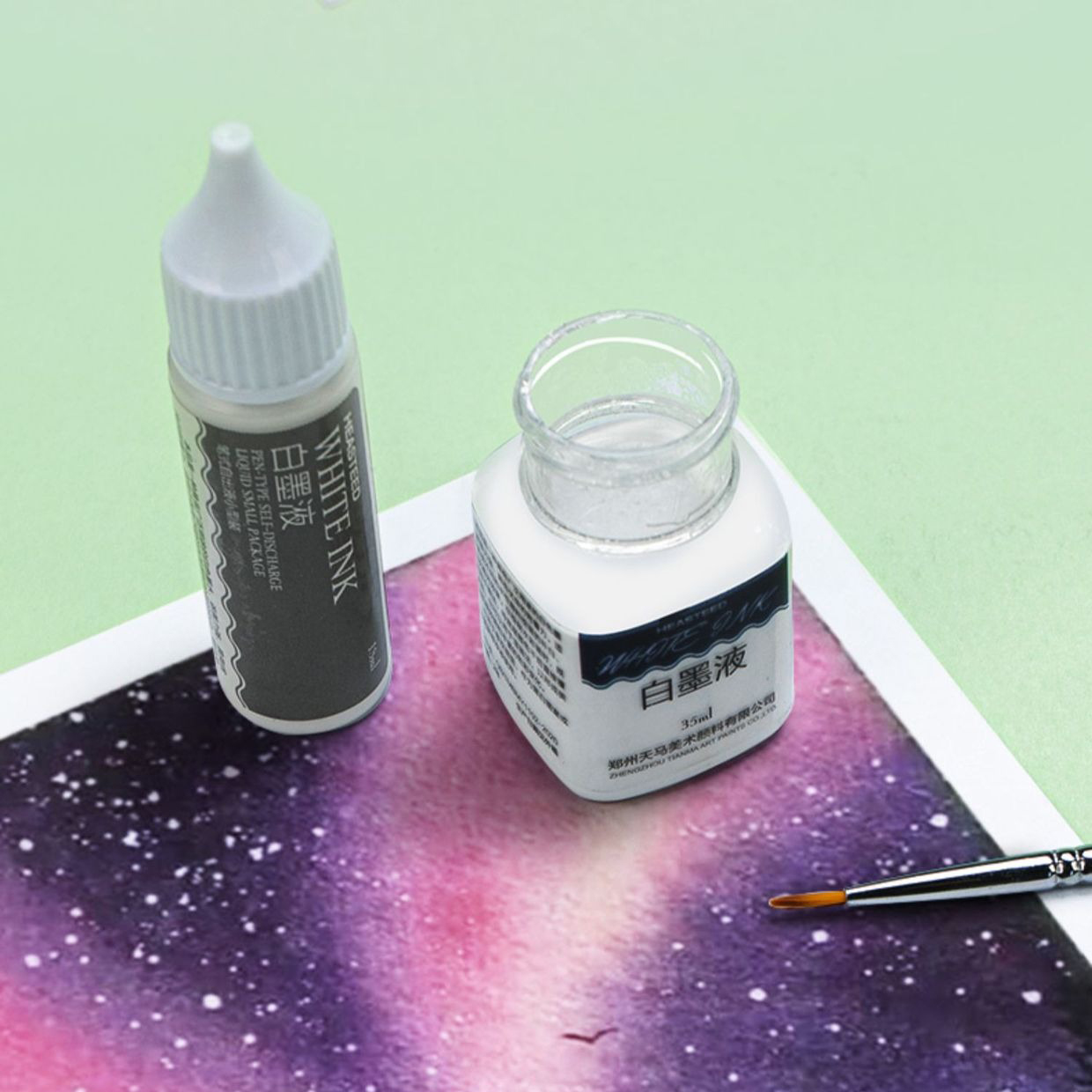 18ml/35ml White Ink For Dip Pe - Correction Fluid White ulasan dan harga